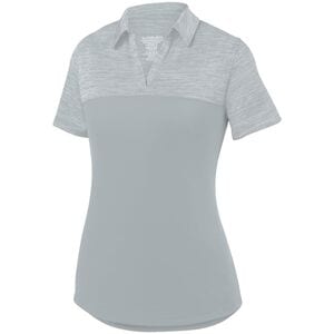 Augusta Sportswear 5413 -  Remera Polo Shalow Tonal para mujeres Plata