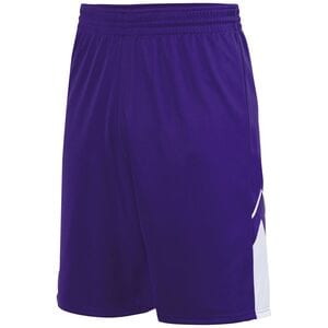 Augusta Sportswear 1168 - Alley Oop Reversible Short Purple/White