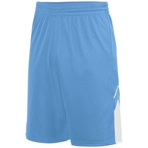 Augusta Sportswear 1169 - Youth Alley Oop Reversible Short Columbia Blue/White