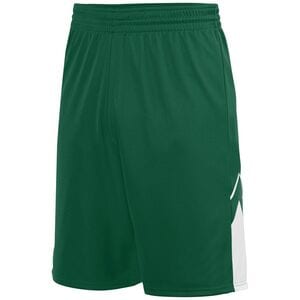 Augusta Sportswear 1169 - Youth Alley Oop Reversible Short Dark Green/White