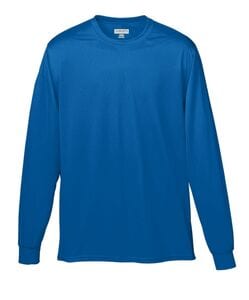 Augusta Sportswear 788 - Remera absorbente de manga larga para adultos Real Azul