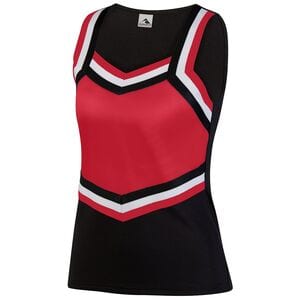 Augusta Sportswear 9141 - Girls Pike Shell Black/Red/White