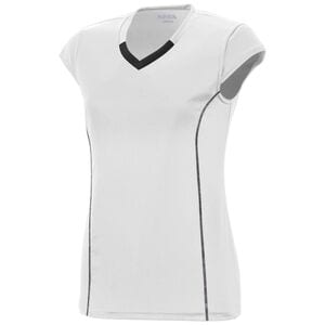 Augusta Sportswear 1218 - Ladies Blash Jersey Blanco / Negro