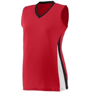 Augusta Sportswear 1355 - Ladies Tornado Jersey Red/Black/White