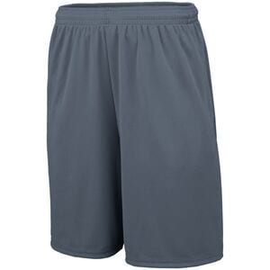 Augusta Sportswear 1428 - Short para entrenar con bolsillos  Grafito