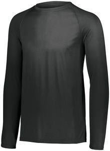 Augusta Sportswear 2796 - Remera Attain de manga larga absorbente para jóvenes Negro