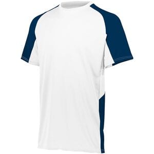 Augusta Sportswear 1518 - Youth Cutter Jersey Blanco / Azul marino