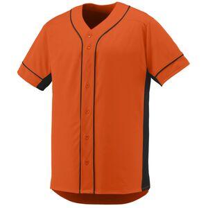 Augusta Sportswear 1660 - Slugger Jersey Orange/Black