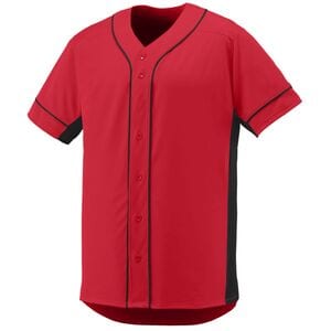 Augusta Sportswear 1661 - Youth Slugger Jersey Rojo / Negro