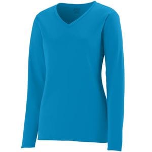Augusta Sportswear 1788 - Remera manga larga de mujer con propiedades que absorbe la humedad Power Blue