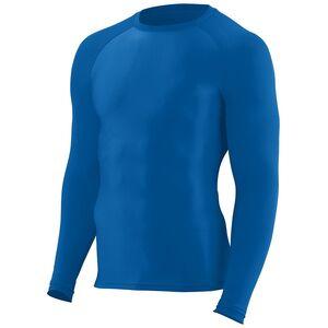 Augusta Sportswear 2604 - Remera de manga larga súper ajustada  Real Azul