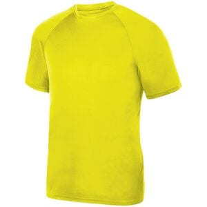 Augusta Sportswear 2791 - Remera Attain absorbente de manga larga y Raglán para jóvenes Safety Yellow