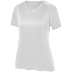 Augusta Sportswear 2793 -  Remera Attain con mangas Raglán con propiedades que absorben la humedad de mujer  Blanco