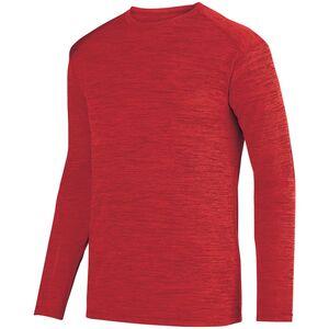 Augusta Sportswear 2903 - Shadow Tonal Heather Long Sleeve Tee Rojo