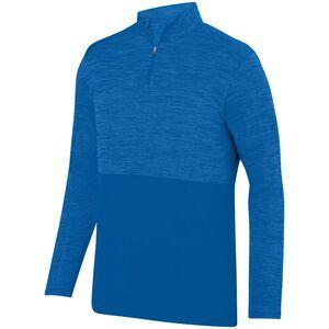 Augusta Sportswear 2908 - Shadow Tonal Heather 1/4 Zip Pullover Real Azul