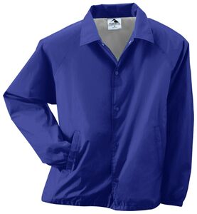 Augusta Sportswear 3100 - Chaqueta de entrenador de nylon / forrada Púrpura