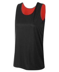 A4 A4NW2375 - Women's Reversible Jump Jersey Negro / Blanco