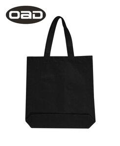 Liberty Bags OAD106 - Bolsa mediana de 12 oz con fuelle Negro