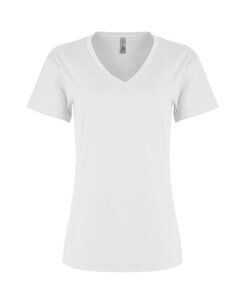 Next Level NL3940 - Remera relajada con cuello en V para mujeres Blanco