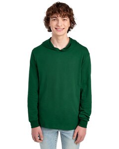 Fruit of the Loom 4930LSH - Men's HD Cotton Jersey Hooded T-Shirt Bosque Verde