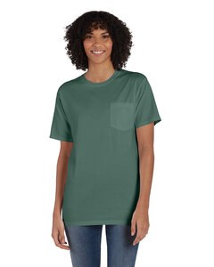 ComfortWash by Hanes GDH150 - Unisex Garment-Dyed T-Shirt with Pocket Cypress Green