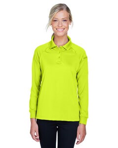 Harriton M211LW - Ladies Advantage Snag Protection Plus Long-Sleeve Tactical Polo Safety Yellow