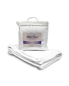 Alpine Fleece 8722 - Mink Touch Luxury Baby Blanket Blanco