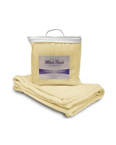 Alpine Fleece 8722 - Mink Touch Luxury Baby Blanket Soft Yellow