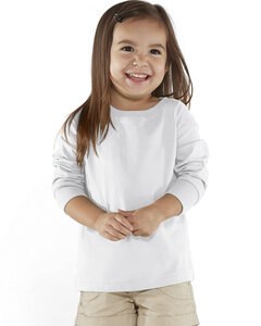 Rabbit Skins RS3302 - Toddler Long-Sleeve Fine Jersey T-Shirt Blanco