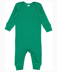 Rabbit Skins 4412 - Infant Baby Rib Coverall Kelly