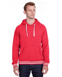 J. America JA8649 - Adult Relay Hooded Sweatshirt Rojo