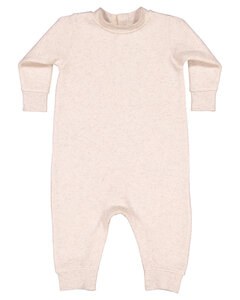 Rabbit Skins 4447 - Infant Fleece One-Piece Bodysuit Natural Heather