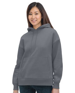 Bayside 7760BA - Ladies Hooded Pullover Charcoal