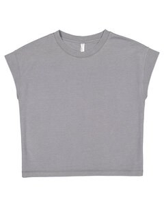 LAT 3502LA - Ladies Relaxed Vintage Wash T-Shirt Washed Gray