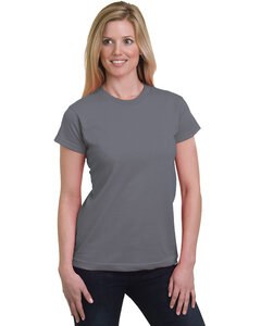 Bayside 5850 - Ladies Fine Jersey T-Shirt Charcoal