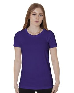 Bayside 5850 - Ladies Fine Jersey T-Shirt Púrpura