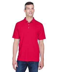 UltraClub 8445 - Men's Cool & Dry Stain-Release Performance Polo Rojo