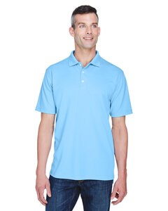 UltraClub 8445 - Men's Cool & Dry Stain-Release Performance Polo Columbia Blue