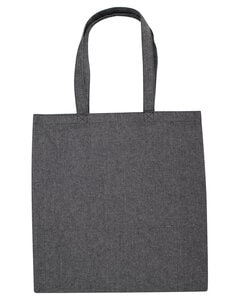 OAD OAD113R - Midweight Recycled Cotton Canvas Tote Bag Heather Charcoal
