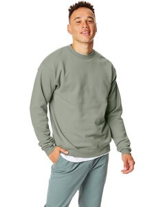 Hanes P1607 - Unisex Ecosmart® Crewneck Sweatshirt Stonewash Green