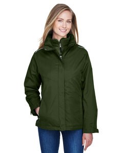 CORE365 78205 - Ladies Region 3-in-1 Jacket with Fleece Liner Bosque Verde