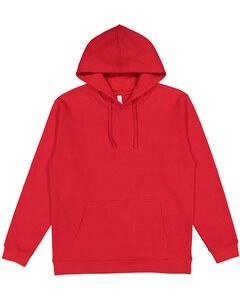 LAT 6926 - Adult Pullover Fleece Hoodie Rojo