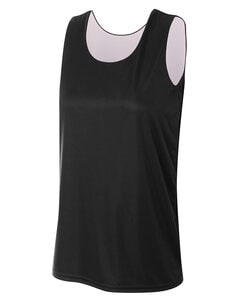 A4 NW2375 - Ladies Performance Jump Reversible Basketball Jersey Negro / Blanco