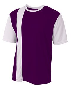 A4 NB3016 - Youth Legend Soccer Jersey Purple/White