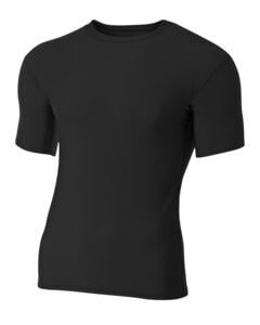 A4 NB3130 - Youth Short Sleeve Compression T-Shirt Negro