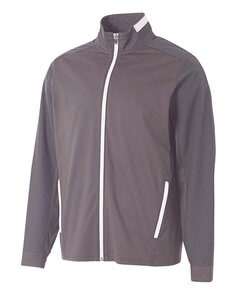 A4 NB4261 - Youth League Full-Zip Warm Up Jacket Graphite/White
