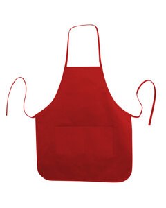Liberty Bags LB5505 - Heather NL2R Long Round Bottom Cotton Twill Apron Rojo
