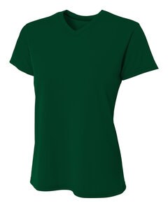 A4 NW3402 - Ladies Sprint Performance V-Neck T-Shirt Verde bosque