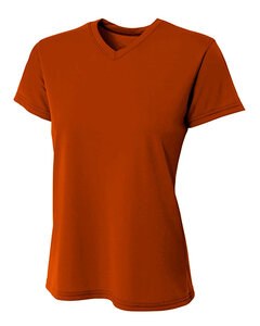 A4 NW3402 - Ladies Sprint Performance V-Neck T-Shirt Athletic Orange
