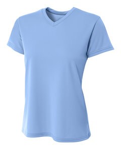 A4 NW3402 - Ladies Sprint Performance V-Neck T-Shirt Azul Cielo